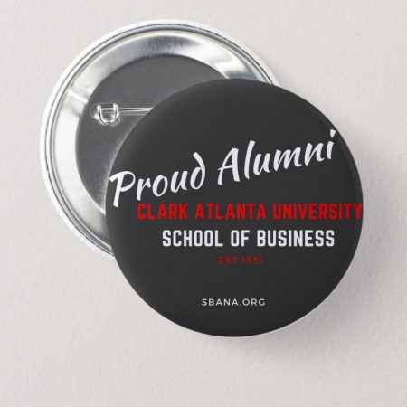 "Proud Alumni" Button Pin (Grey)