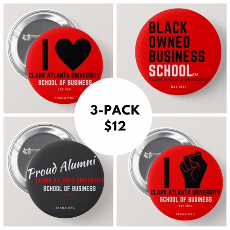 CAU B-School Alumni Pride Button Set (3-Pack)
